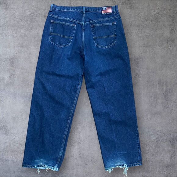 Polo by Ralph Lauren Other - Polo Jeans Company Ralph Lauren Vintage Baggy Banner Jeans Men's Size 38 x 32